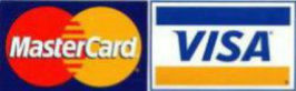 We accept Visa and Master Card
