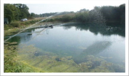 Clear Lake after using Hexahedron 999 Vortex Water Technology
